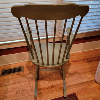 Green Stained Rocking Chair (S-DW)