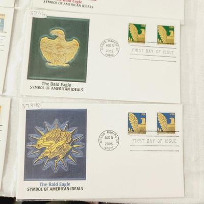 11 - FIRST DAY STAMPS - 2005 THE BALD EAGLE SYMBOL OF AMERICAN IDEALS