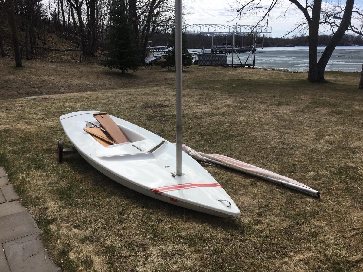 amf alcort minifish sailboat for sale