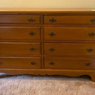 Vintage 8 drawer dresser