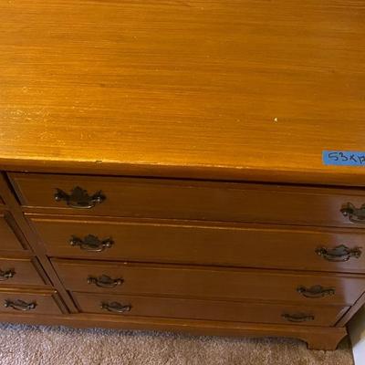Vintage 8 drawer dresser