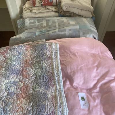 Collection of bed linens