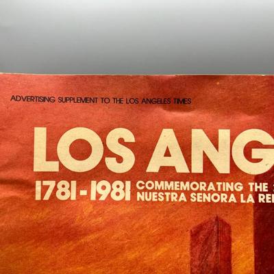 Vintage Los Angeles Culture Advertising Supplement to the LA Times Magazine Issue