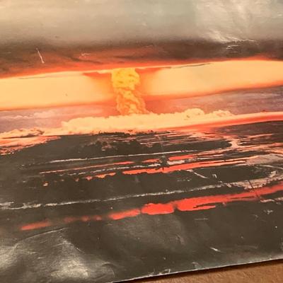 1974 Wizard & Genius Atomic Bomb Explosion Poster