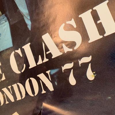 The Clash London 77 Go Bang 1977 Concert Tour Poster