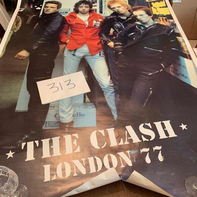 The Clash London 77 Go Bang 1977 Concert Tour Poster