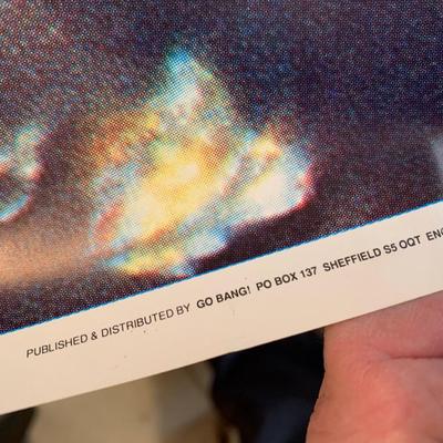 The Clash London 77 Go Bang 1977 Concert Tour Poster