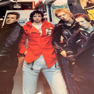 The Clash London 77 Go Bang 1977 Concert Tour Poster