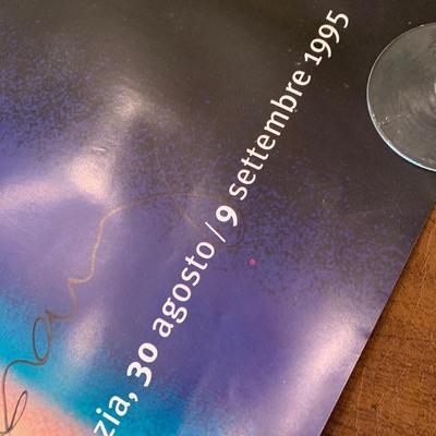 1995 Poster SIGNED Director Peter Greenway Venice Film Festival