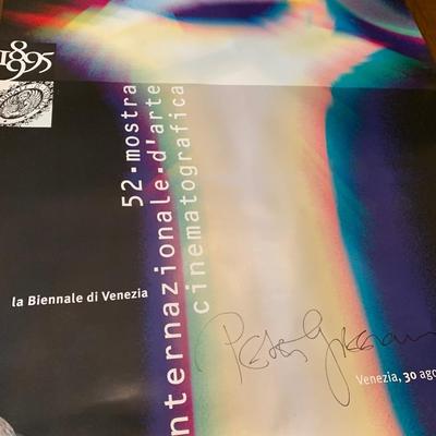 1995 Poster SIGNED Director Peter Greenway Venice Film Festival