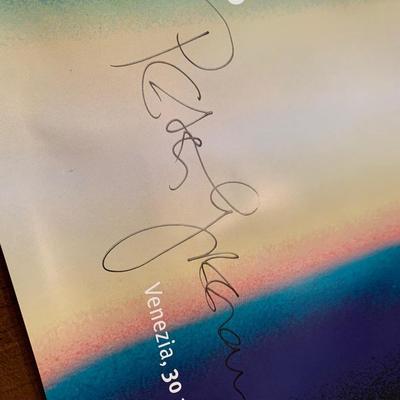 1995 Poster SIGNED Director Peter Greenway Venice Film Festival