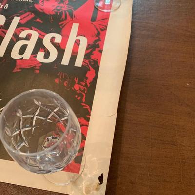 Authentic THE CLASH Concert Casbah Club Venue Poster