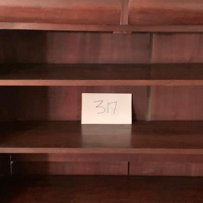 Antique Carved Bookcase