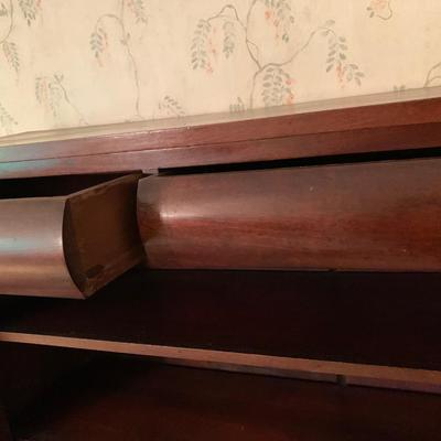 Antique Carved Bookcase