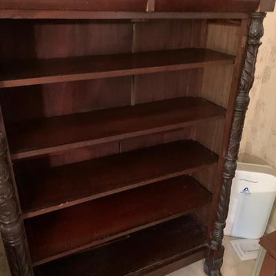 Antique Carved Bookcase