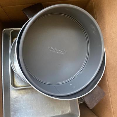 Large collection of pots, pans and utensils