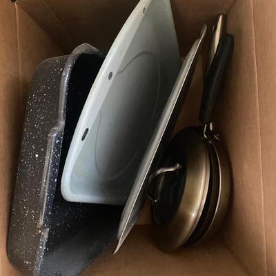 Large collection of pots, pans and utensils