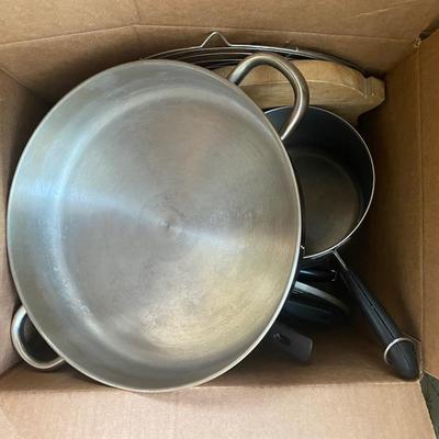 Large collection of pots, pans and utensils