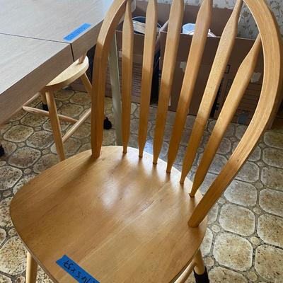 Vintage dining table with chairs