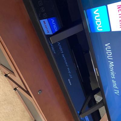 Sony 55â€ Smart TV, Sony DVD Player & Entertainment Stand
