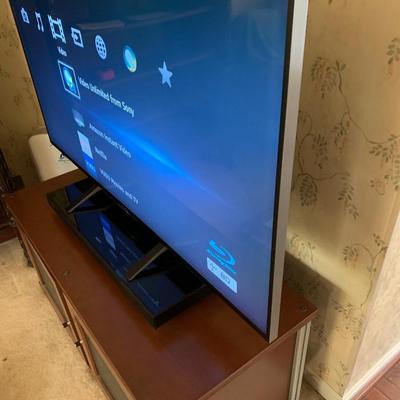 Sony 55â€ Smart TV, Sony DVD Player & Entertainment Stand