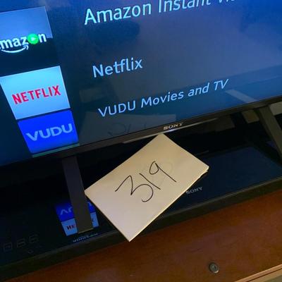 Sony 55â€ Smart TV, Sony DVD Player & Entertainment Stand