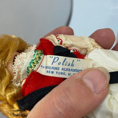 Pair of Vintage Madame Alexander International Dolls Irish & Polish