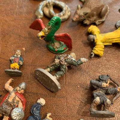 Vintage Lot of hand painted Fantasy