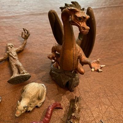 Vintage Lot of hand painted Fantasy