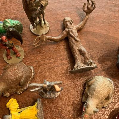 Vintage Lot of hand painted Fantasy