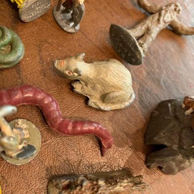 Vintage Lot of hand painted Fantasy