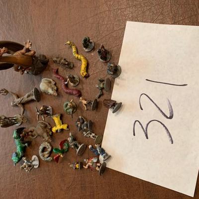 Vintage Lot of hand painted Fantasy