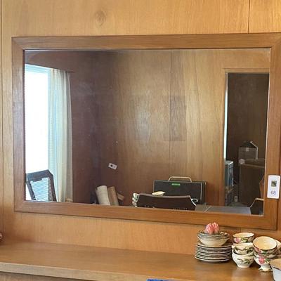 MCM wooden mirror