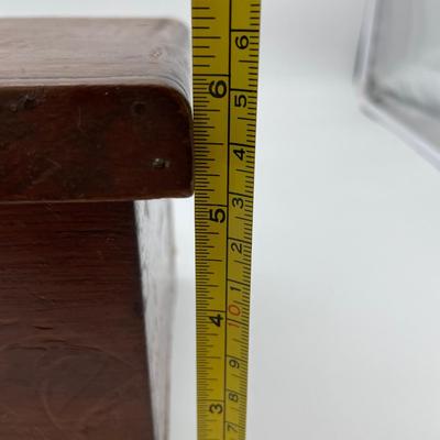 Wooden storage box