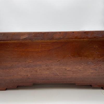 Wooden storage box