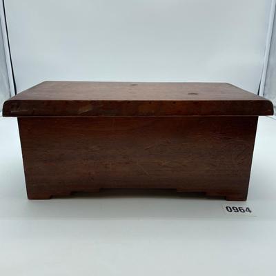 Wooden storage box