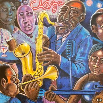 Original signed artwork by Johnny Otis