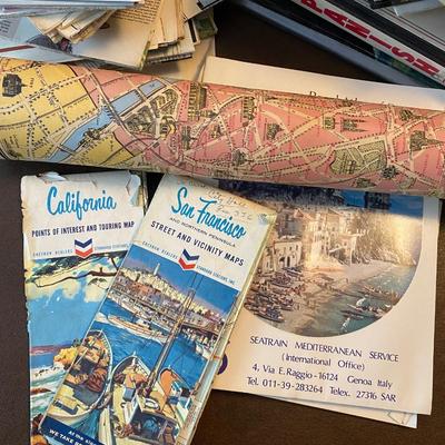 Maps and travel books
