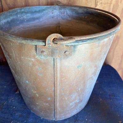 Vintage Brass Bucket