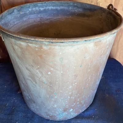 Vintage Brass Bucket