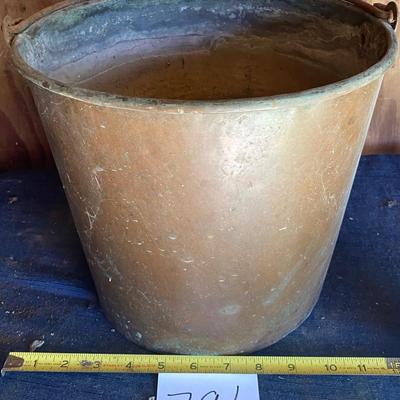 Vintage Brass Bucket