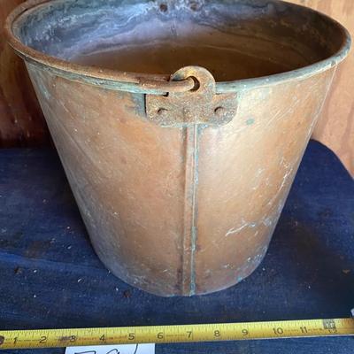 Vintage Brass Bucket