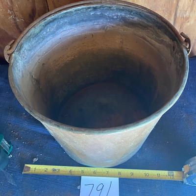 Vintage Brass Bucket