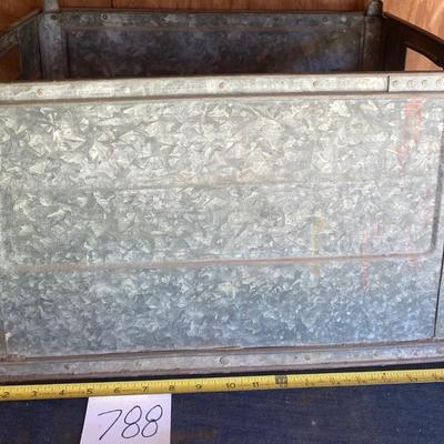 Antique Meyer Metal Crate