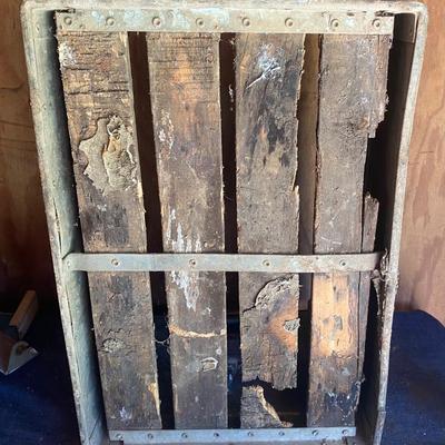 Antique Meyer Metal Crate