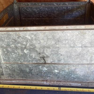 Antique Meyer Metal Crate
