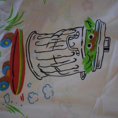 Vintage Sesame Street Fitted Twin sheet