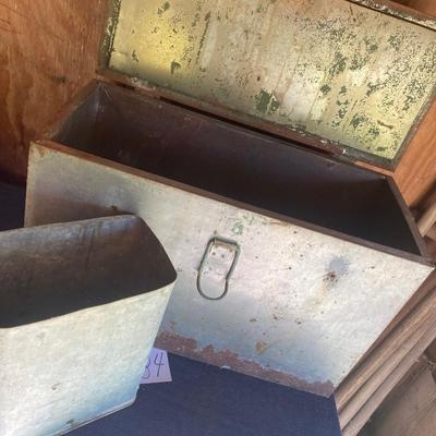 Vintage Metal Cooler