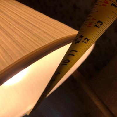 Gold Tone Floor Lamp with Shade -Lot 294