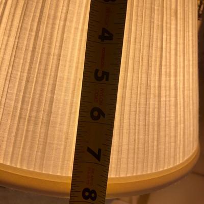 Gold Tone Floor Lamp with Shade -Lot 294